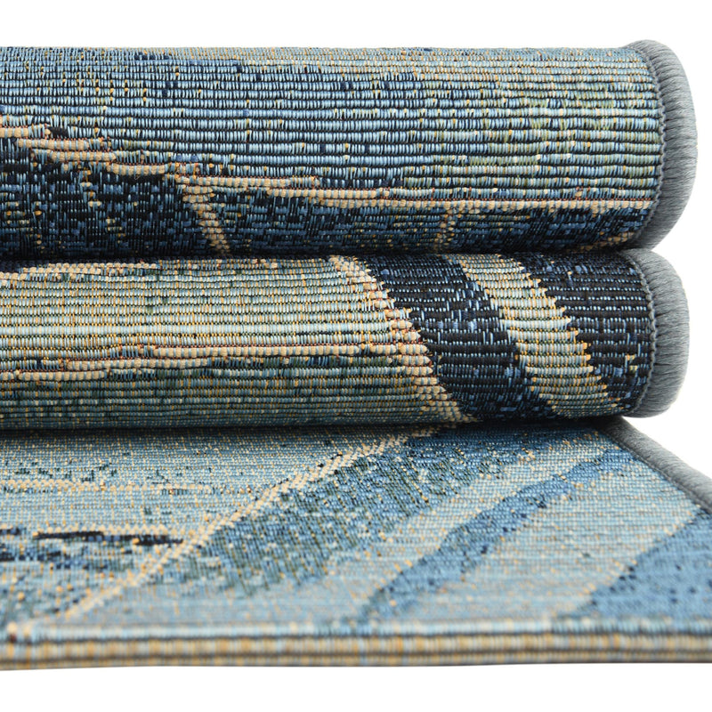 Urban Terrace Collection Area Rug - Atrium Runner Multi lifestyle 24