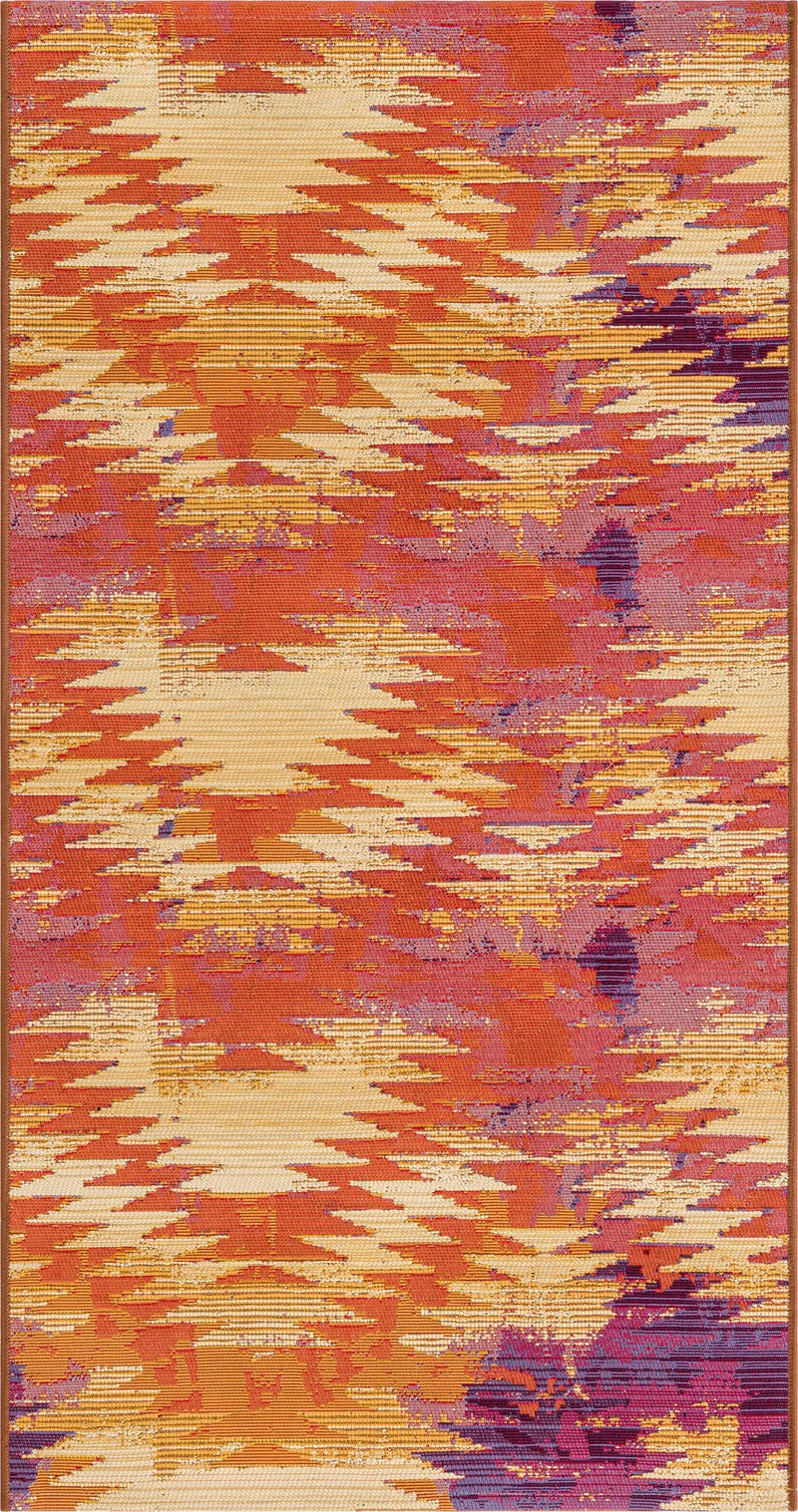 Urban Terrace Collection Area Rug - Jetty Runner Red lifestyle 30