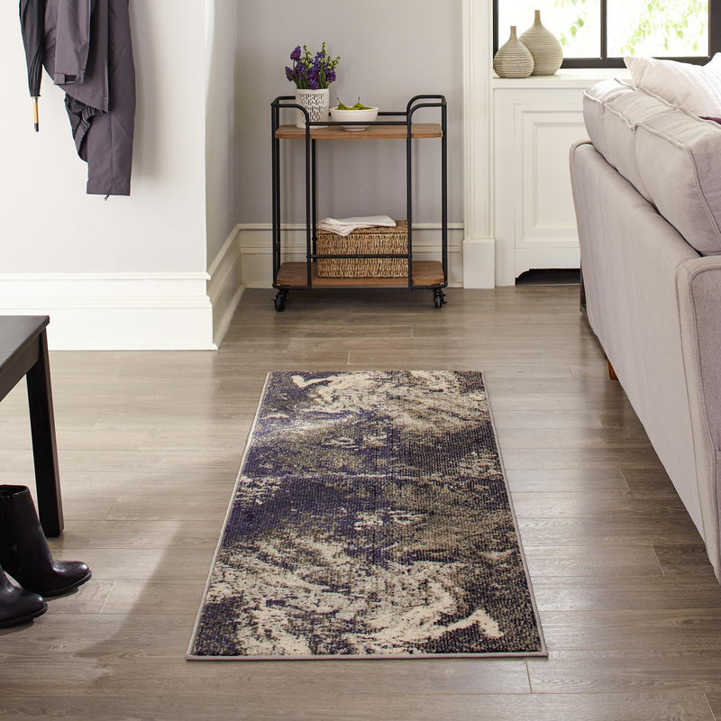 Autumnal Tapestry Collection Area Rug - Slateville Runner Gray lifestyle 45