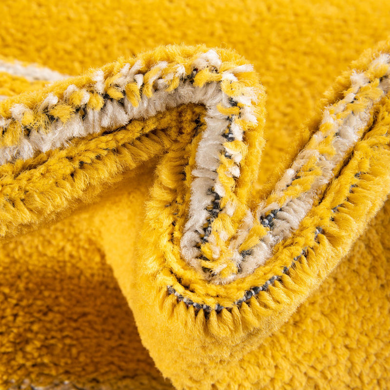 Seychelles Stripes Collection Area Rug - Mahe (Yellow) Runner Yellow lifestyle 11