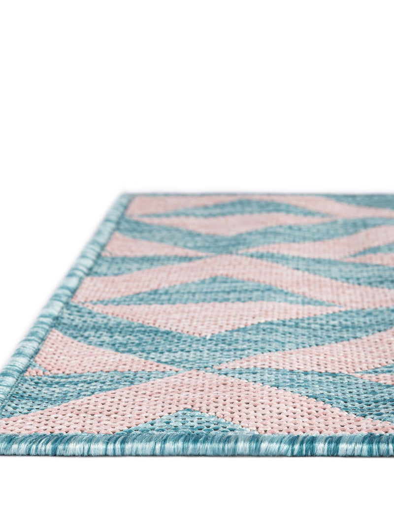 Urban Oasis Rugs Collection Area Rug - Highrise (Pink and Aqua) Runner Pink and Aqua lifestyle 5