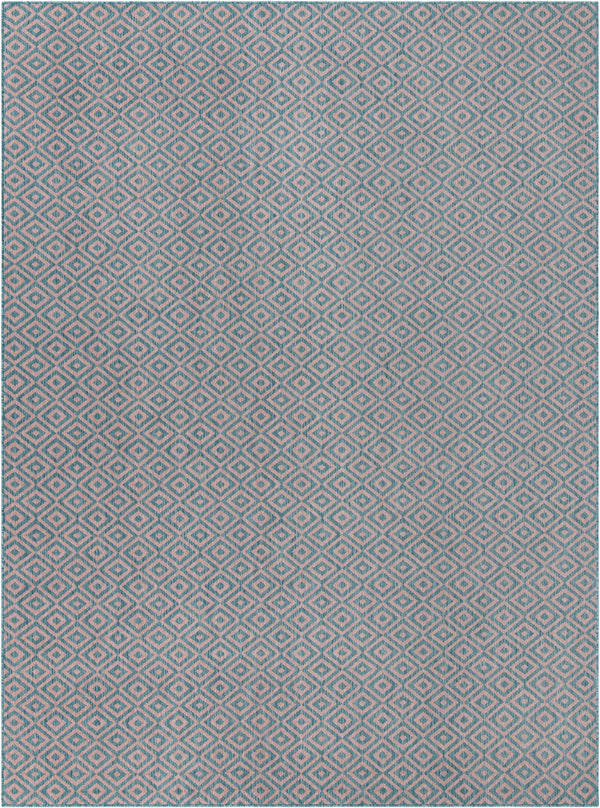 Urban Oasis Rugs Collection Area Rug - Rooftop (Pink and Aqua) Rectangle Pink and Aqua Main