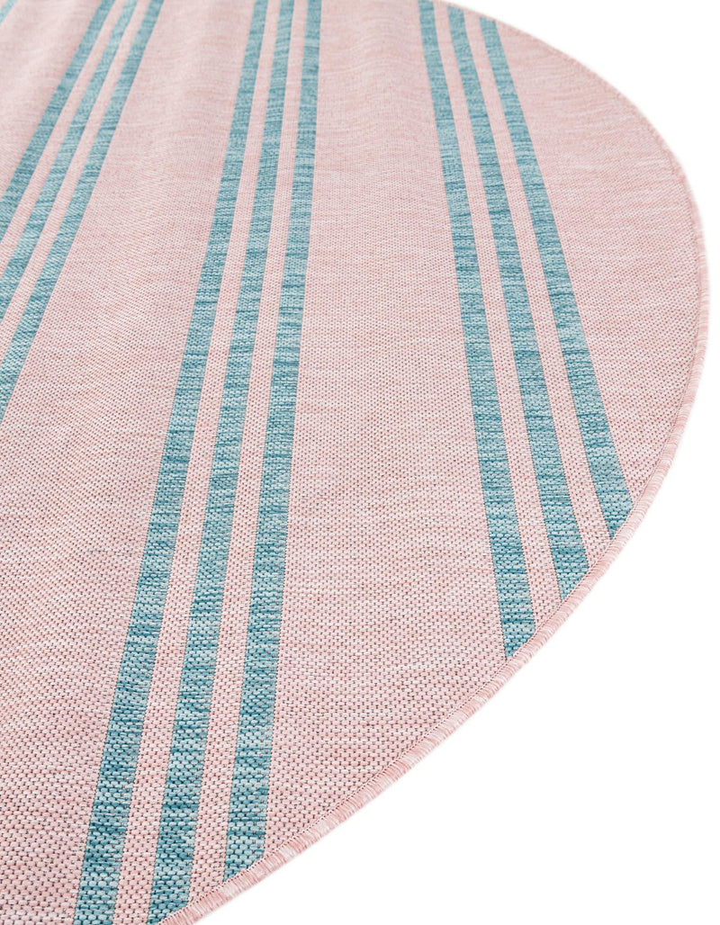 Urban Oasis Rugs Collection Area Rug - District (Pink and Aqua) Oval Pink and Aqua lifestyle 5