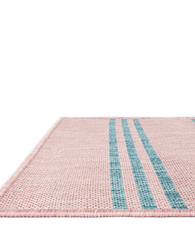 Urban Oasis Rugs Collection Area Rug - District (Pink and Aqua) Square Pink and Aqua lifestyle 5