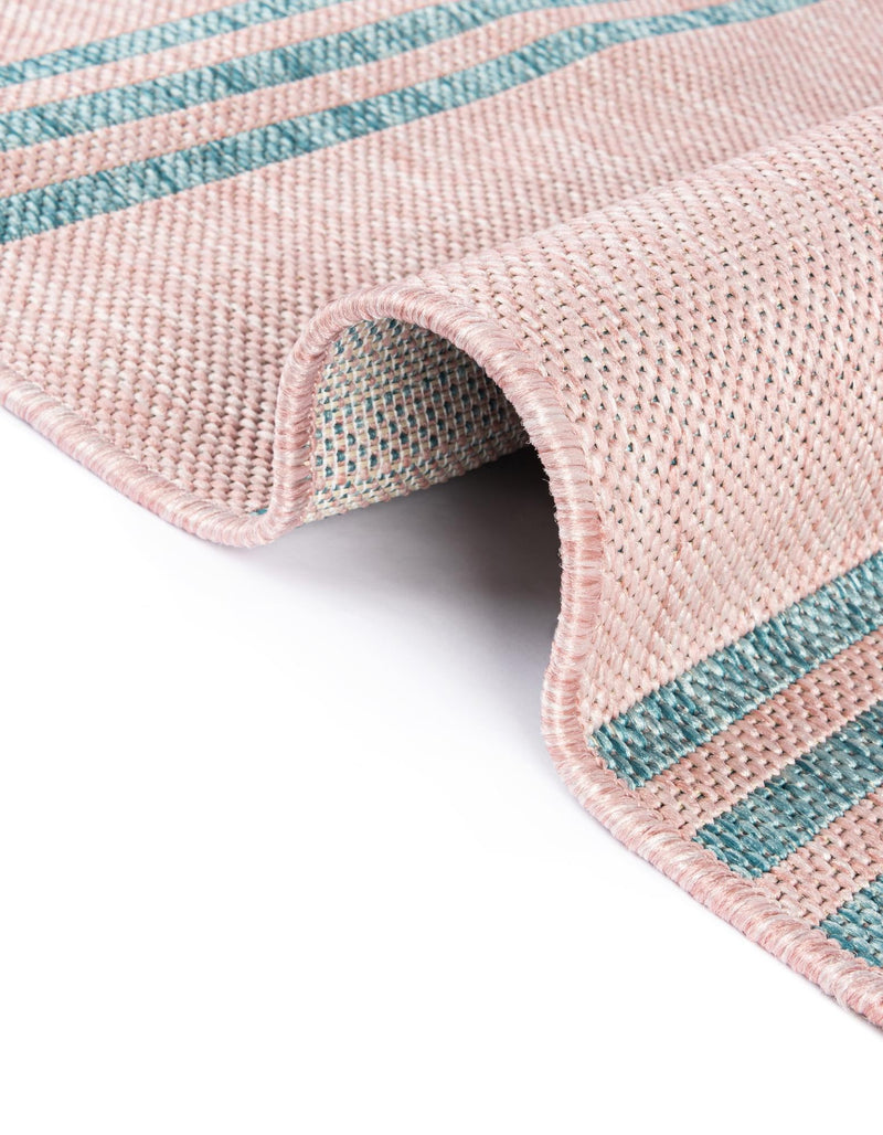 Urban Oasis Rugs Collection Area Rug - District (Pink and Aqua) Square Pink and Aqua lifestyle 8