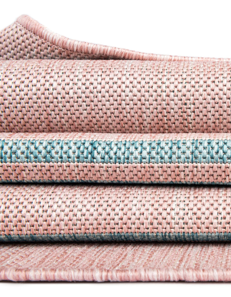 Urban Oasis Rugs Collection Area Rug - District (Pink and Aqua) Square Pink and Aqua lifestyle 12