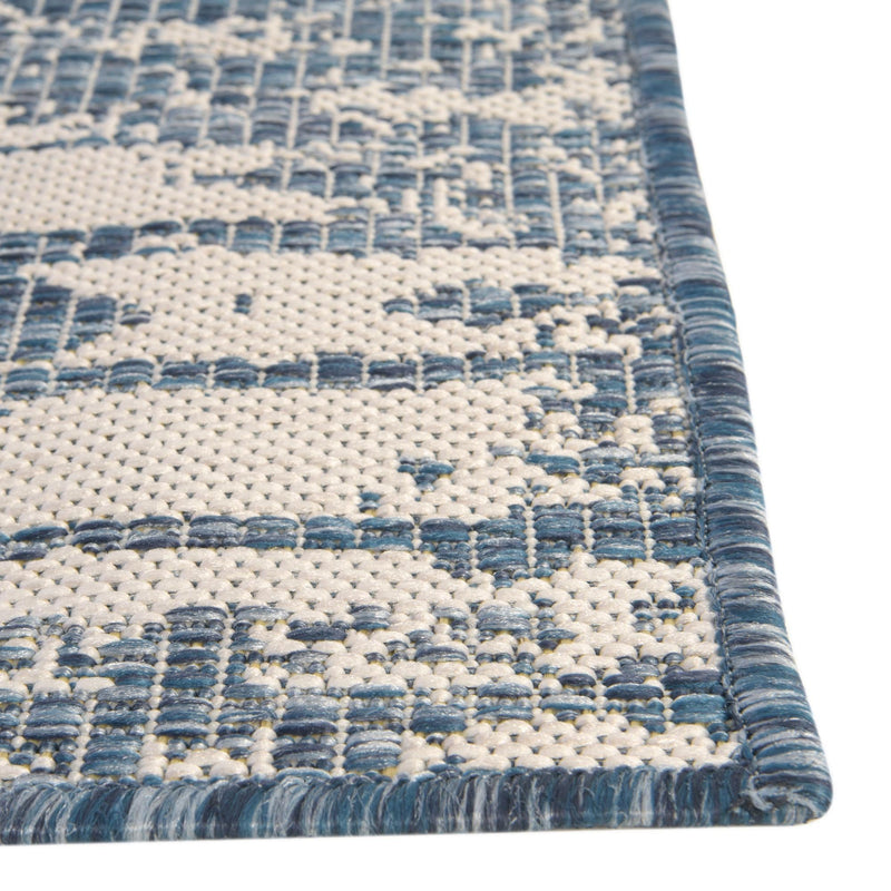 Desert Nomad Terrace Collection Area Rug - Sahara (Blue) Runner Blue lifestyle 5