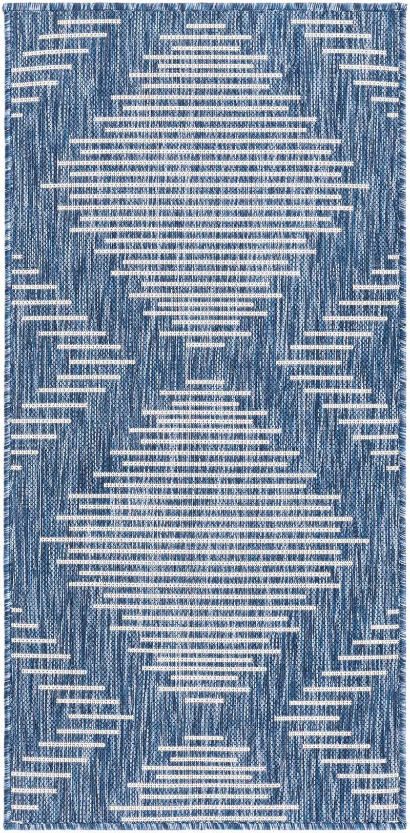 Urban Terrace Collection Area Rug - Chelsea (Blue) Runner Blue Main