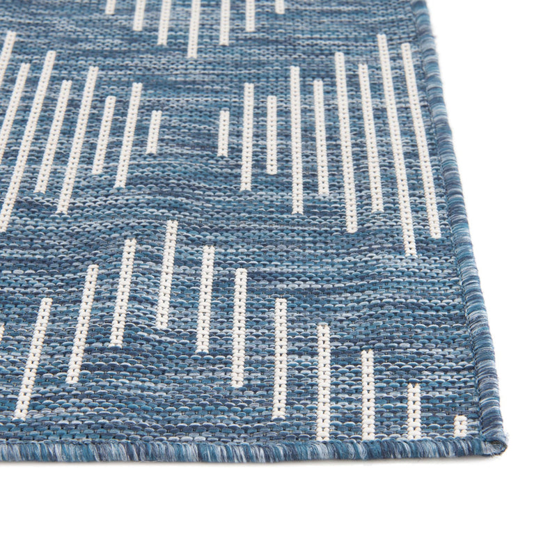 Urban Terrace Collection Area Rug - Chelsea (Blue) Runner Blue lifestyle 5