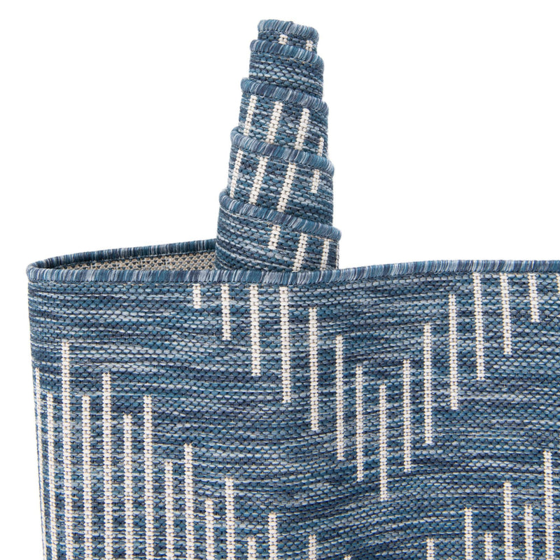 Urban Terrace Collection Area Rug - Chelsea (Blue) Runner Blue lifestyle 9