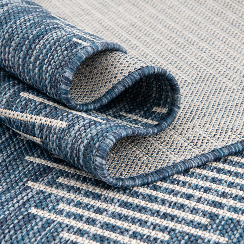 Urban Terrace Collection Area Rug - Chelsea (Blue) Runner Blue lifestyle 11