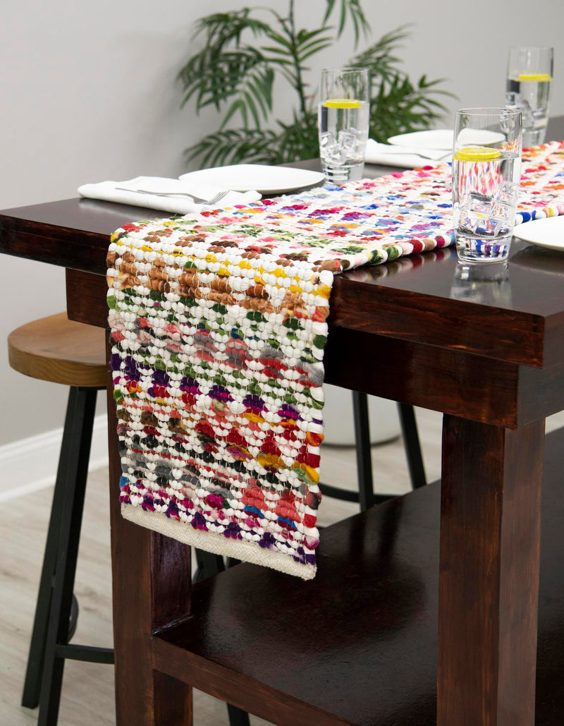 Woven Udaipur Collection Area Rug - Howrah Table Runner Multi lifestyle 24