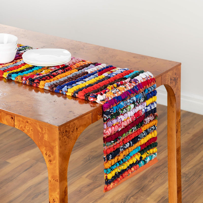 Woven Tapestry Lane Collection Area Rug - Jaipur Table Runner Multi lifestyle 51