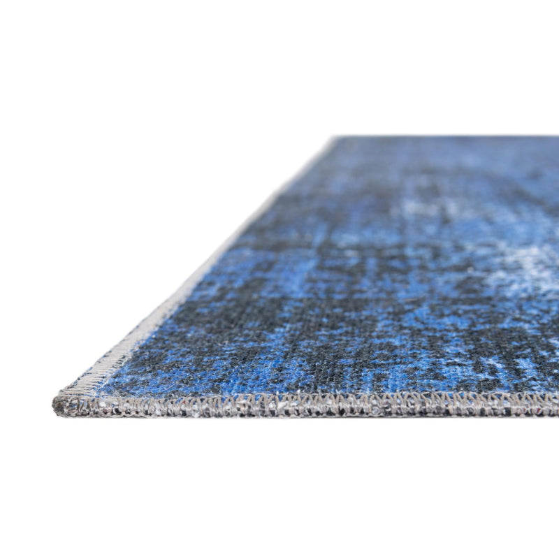 Laguna Sands Collection Area Rug - Catalina Rectangle Overdyed Blue lifestyle 23