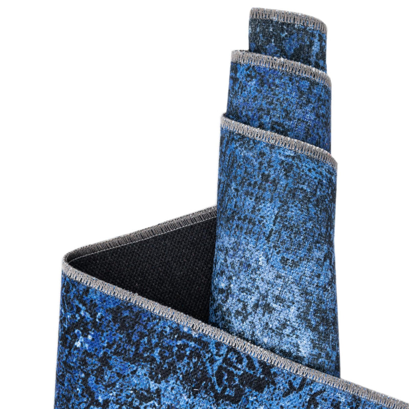 Laguna Sands Collection Area Rug - Catalina Rectangle Overdyed Blue lifestyle 35