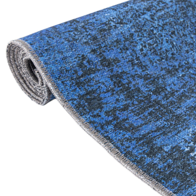Laguna Sands Collection Area Rug - Catalina Rectangle Overdyed Blue lifestyle 38