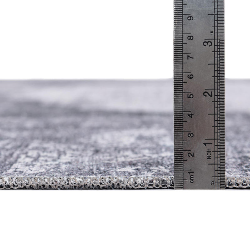 Laguna Sands Collection Area Rug - Catalina Rectangle Gray Ivory lifestyle 8