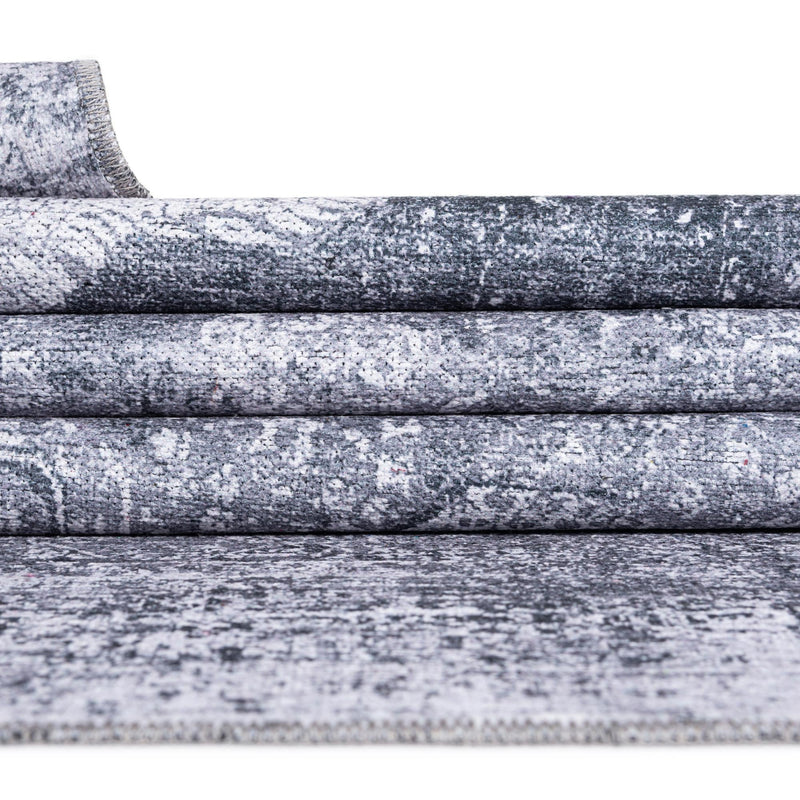 Laguna Sands Collection Area Rug - Catalina Rectangle Gray Ivory lifestyle 26