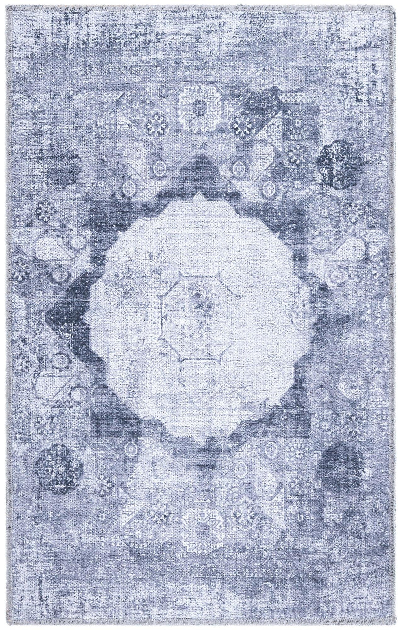 Laguna Sands Collection Area Rug - Catalina Rectangle Gray Ivory lifestyle 2
