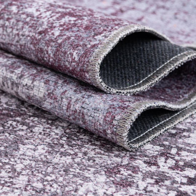 Laguna Sands Collection Area Rug - Catalina Square Pink Ivory lifestyle 128