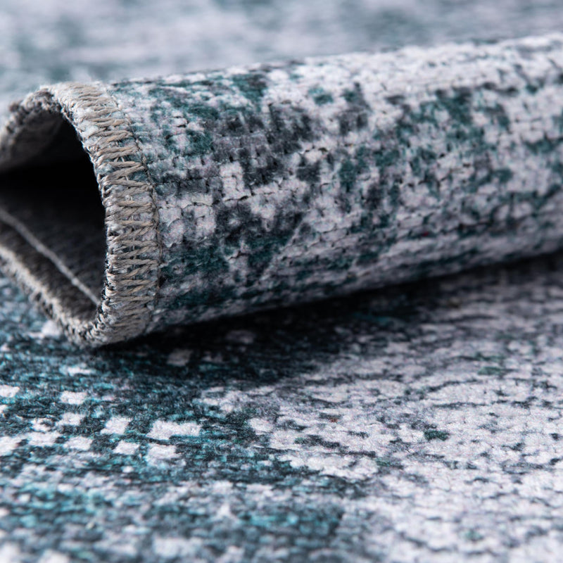 Laguna Sands Collection Area Rug - Catalina Octagon Teal Ivory lifestyle 68