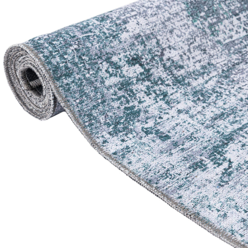 Laguna Sands Collection Area Rug - Catalina Octagon Teal Ivory lifestyle 118
