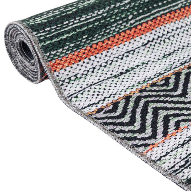 Laguna Sands Collection Area Rug - Malibu Rectangle Green lifestyle 22