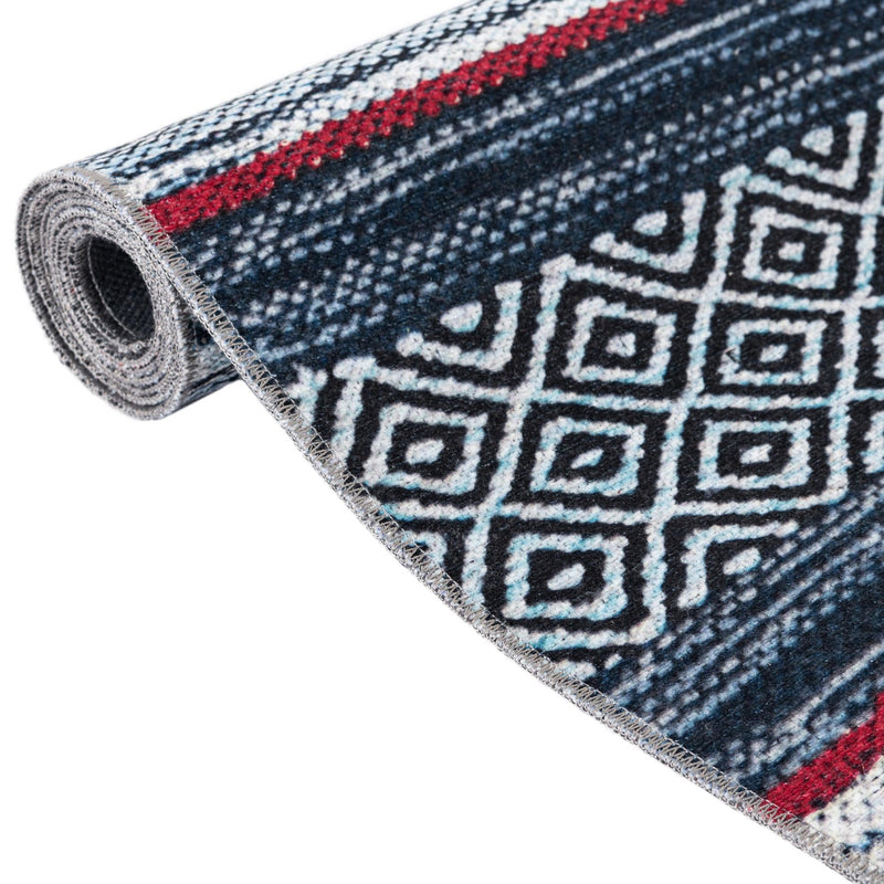 Laguna Sands Collection Area Rug - Malibu Rectangle Navy Blue lifestyle 21