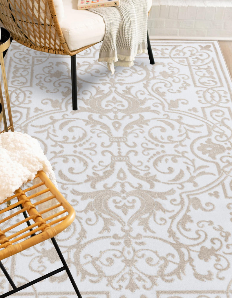 Sanctuary Retreat Collection Area Rug - Retreat Rectangle Snow White lifestyle 14