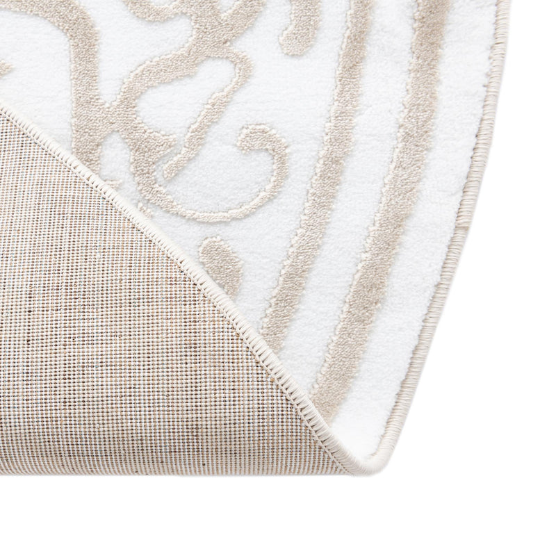 Sanctuary Retreat Collection Area Rug - Retreat Oval Snow White lifestyle 133
