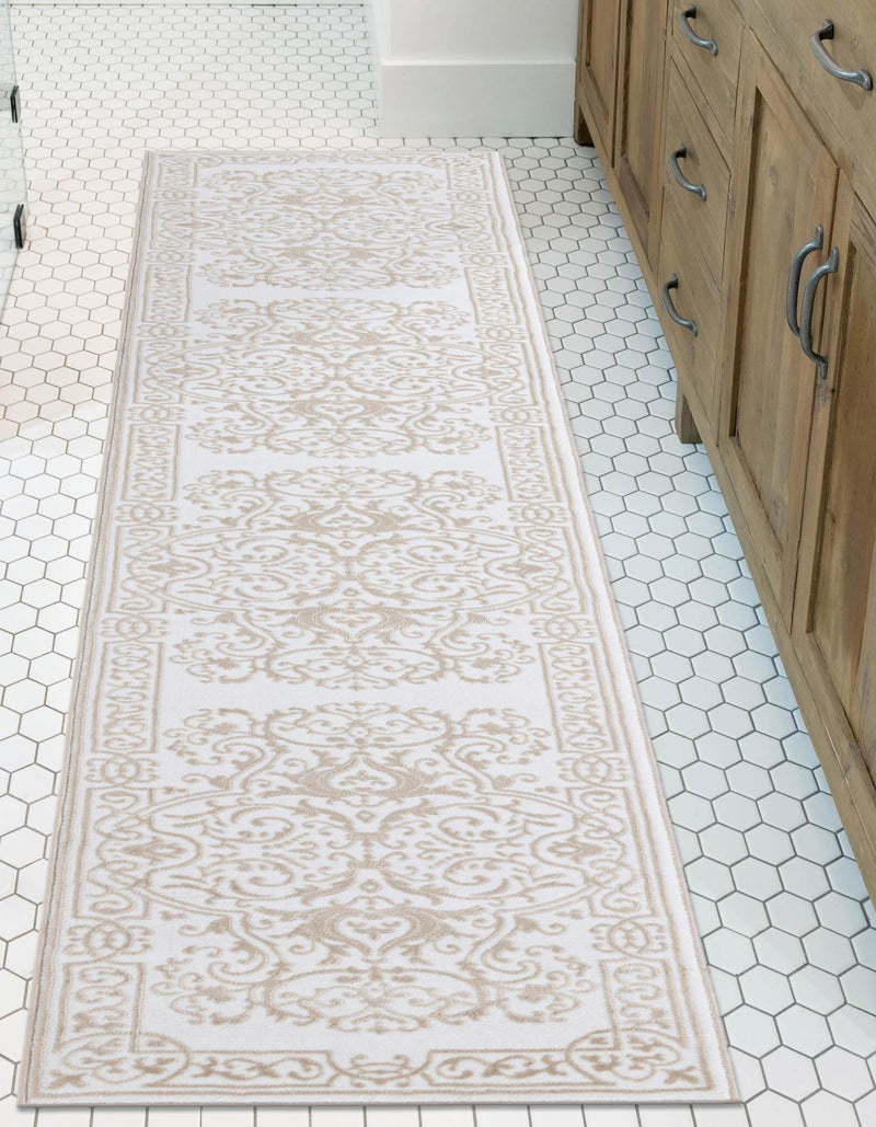 Sanctuary Retreat Collection Area Rug - Retreat Runner Snow White lifestyle 84