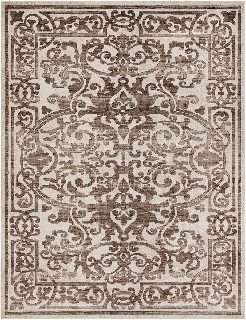 Sanctuary Retreat Collection Area Rug - Retreat Rectangle Chocolate Brown lifestyle 2