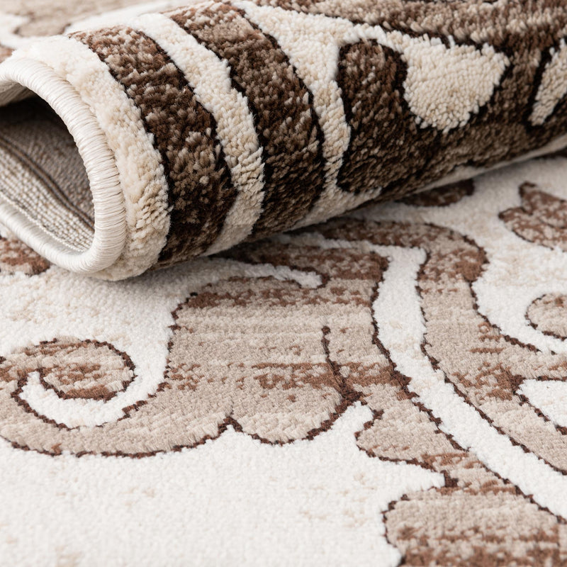 Sanctuary Retreat Collection Area Rug - Retreat Rectangle Chocolate Brown lifestyle 18