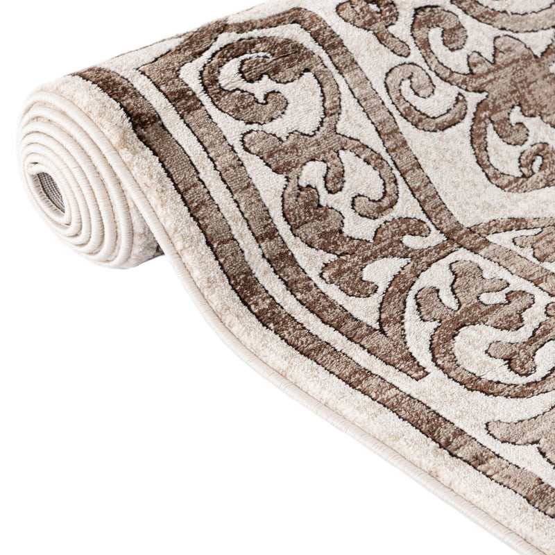 Sanctuary Retreat Collection Area Rug - Retreat Rectangle Chocolate Brown lifestyle 30