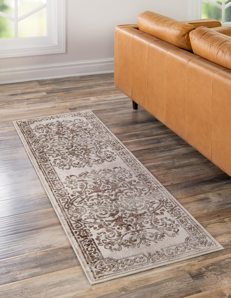 Sanctuary Retreat Collection Area Rug - Retreat Runner Chocolate Brown lifestyle 60