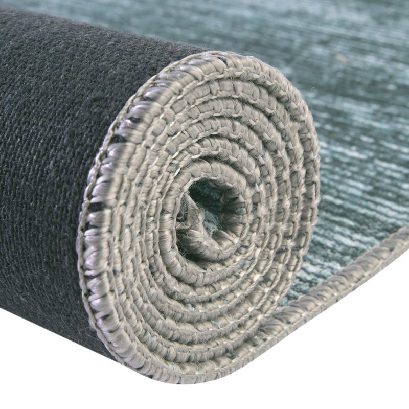 Sahara Essence Collection Area Rug - Oasis (Teal) Rectangle Teal lifestyle 11