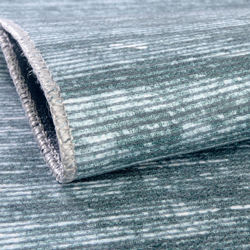 Sahara Essence Collection Area Rug - Oasis (Teal) Round Teal lifestyle 37