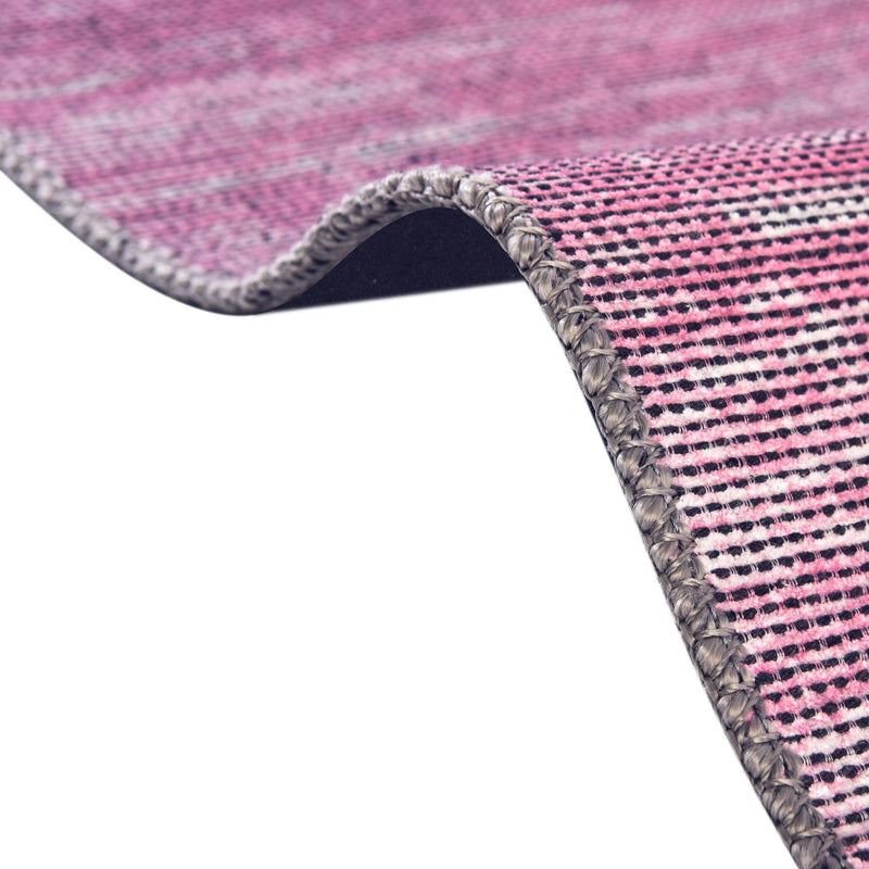 Sahara Essence Collection Area Rug - Oasis (Pink) Rectangle Pink lifestyle 9