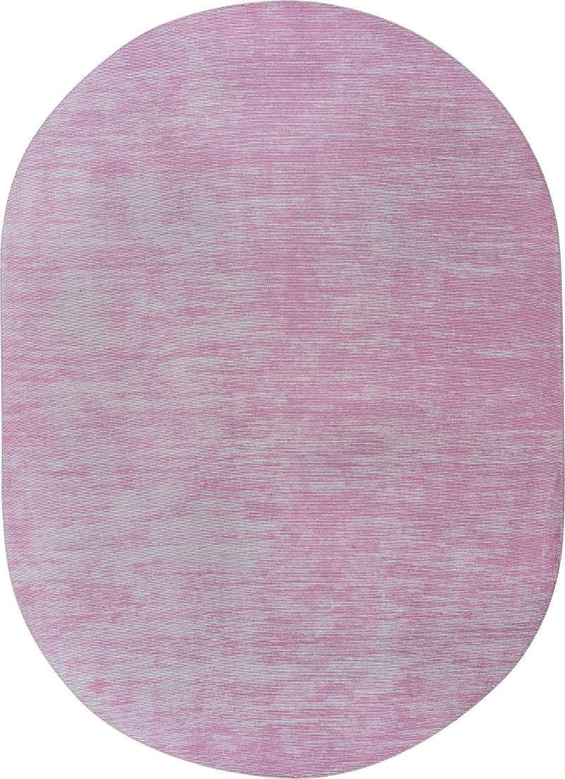 Sahara Essence Collection Area Rug - Oasis (Pink) Oval Pink lifestyle 18