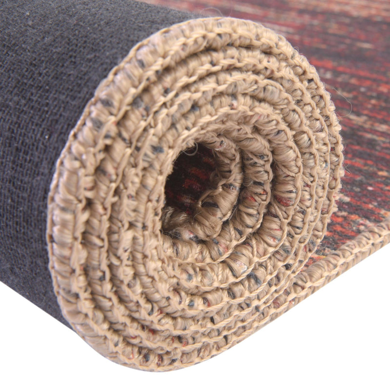 Sahara Essence Collection Area Rug - Oasis (Rust Red) Rectangle Rust Red lifestyle 11