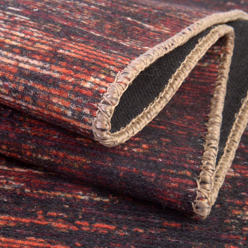 Sahara Essence Collection Area Rug - Oasis (Rust Red) Rectangle Rust Red lifestyle 12
