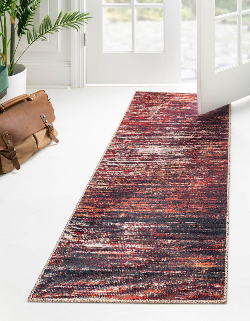 Sahara Essence Collection Area Rug - Oasis (Rust Red) Runner Rust Red lifestyle 21