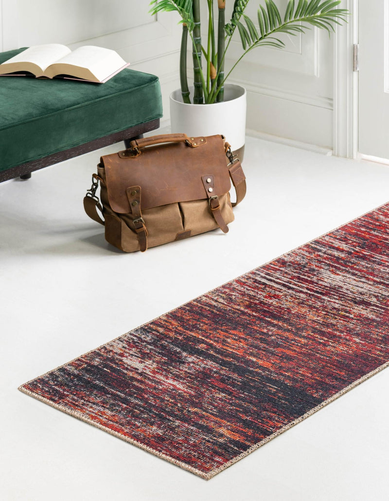 Sahara Essence Collection Area Rug - Oasis (Rust Red) Runner Rust Red lifestyle 26