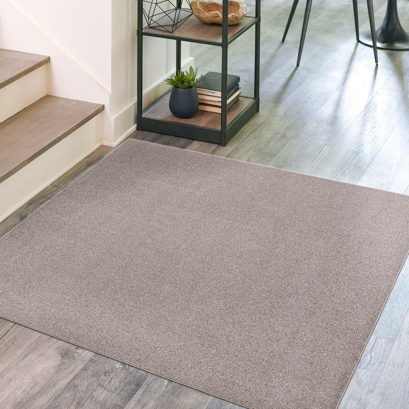 Everyday Elegance Collection Area Rug - Serenity (Ash Gray) Square Ash Gray lifestyle 39
