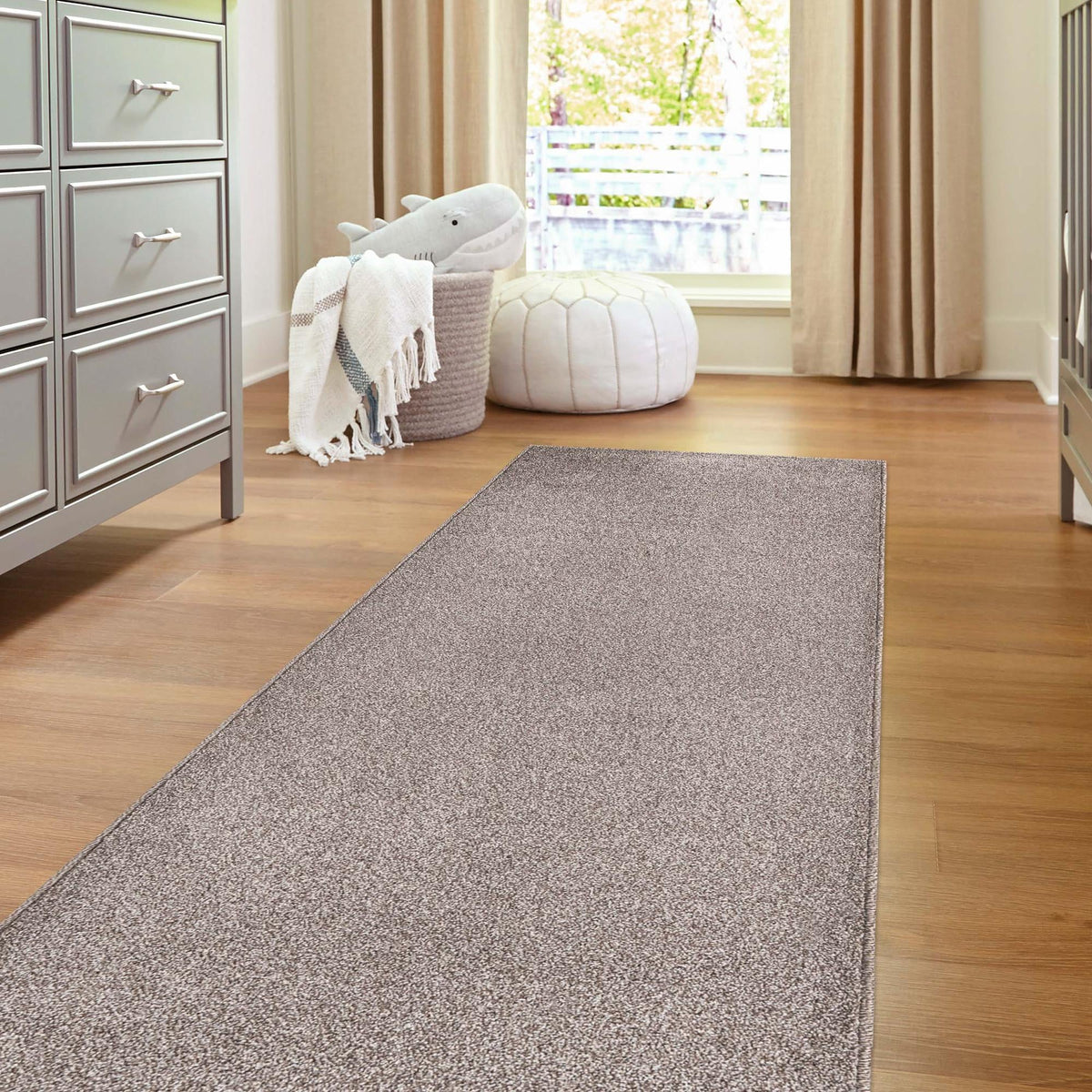 Everyday Elegance Collection Area Rug - Serenity (Ash Gray) Runner Ash Gray lifestyle 42