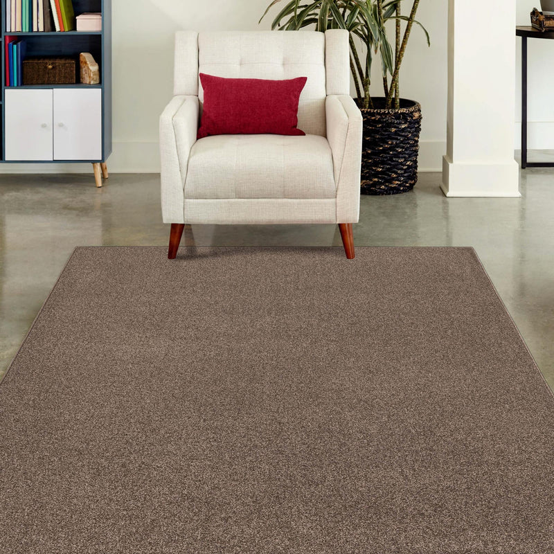 Everyday Elegance Collection Area Rug - Serenity (Hickory Brown) Rectangle Hickory Brown lifestyle 14