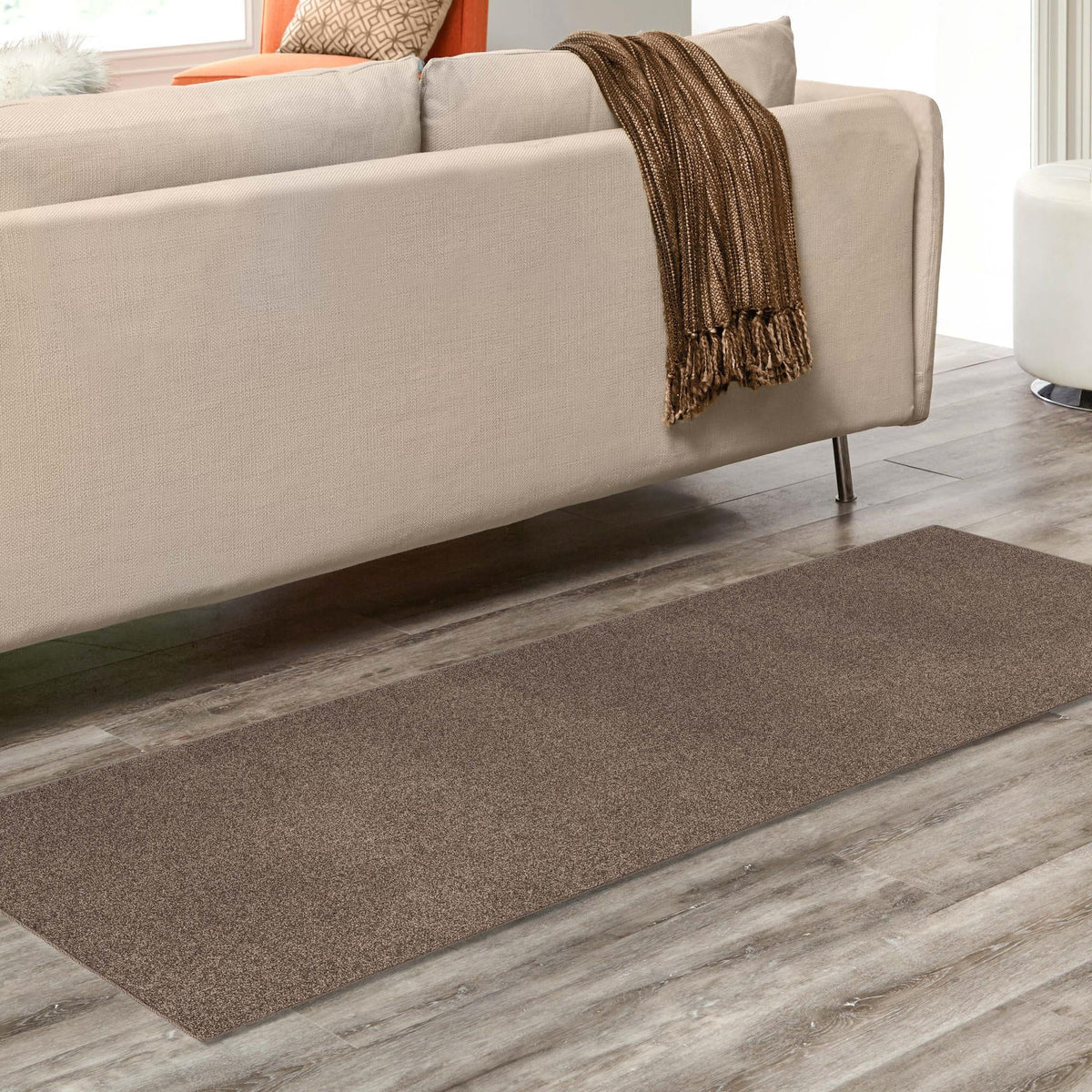 Everyday Elegance Collection Area Rug - Serenity (Hickory Brown) Runner Hickory Brown lifestyle 42