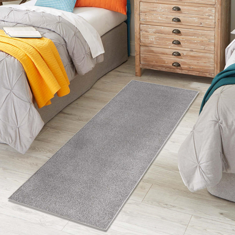 Everyday Elegance Collection Area Rug - Serenity (Pebble Gray) Runner Pebble Gray lifestyle 40
