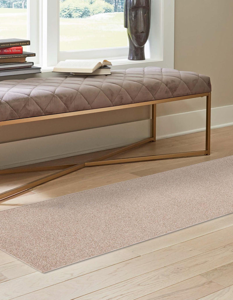 Everyday Elegance Collection Area Rug - Serenity (Sandy Beige) Runner Sandy Beige lifestyle 18