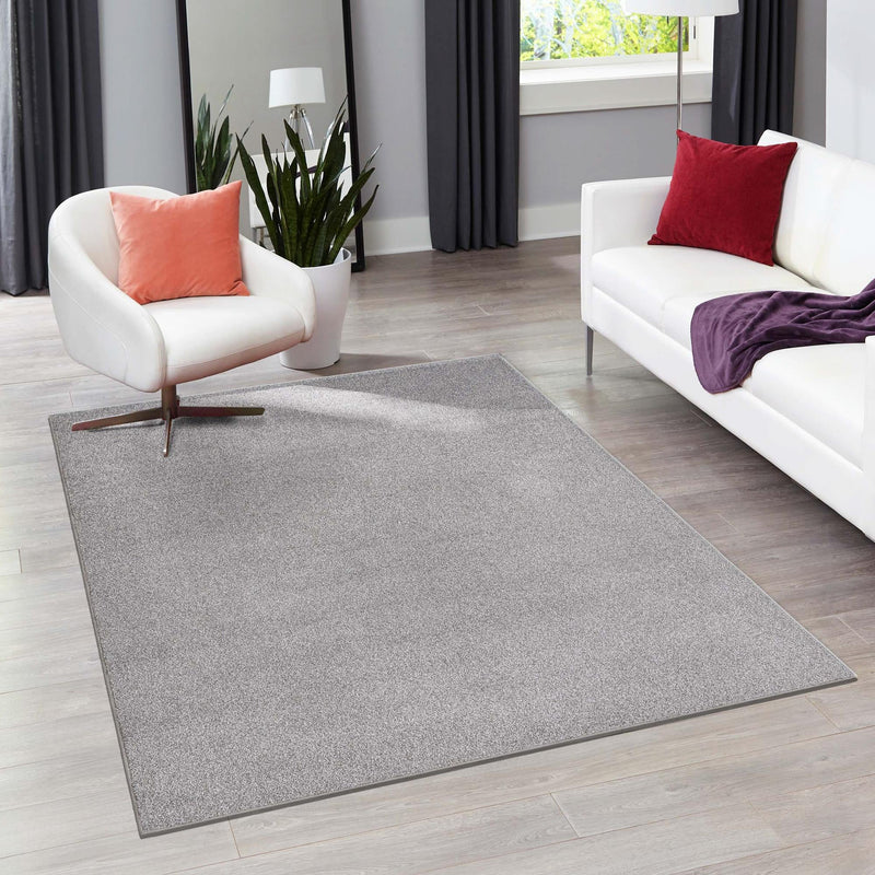 Everyday Elegance Collection Area Rug - Serenity (Smoke Gray) Rectangle Smoke Gray lifestyle 13